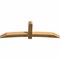Ekena Millwork Bellingham Rough Sawn Timber Gable Bracket, Western Red Cedar, 96"W x 32"H x 6"D x 6"F, 8/12 Pitch GBW096X32X0606BEL00RWR - alternate 3